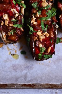 stuffed eggplant