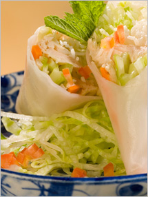 CIA Recipies: Chicken and Vegetable Summer Rolls