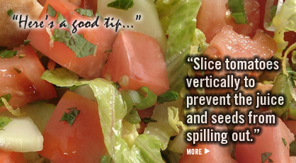 Click for Fresh Tomato & Pita Chip Salad Recipe: Fruits And Veggies More Matters.org