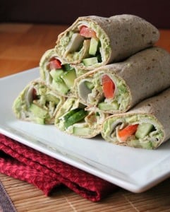 turkey avocado wraps