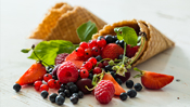 The Everyday Chef: Waffle Cone Parfaits w/ Greek Yogurt & Fruit