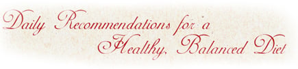 Weekly Menu Ideas: Daily Recommendations for a Healthy, Balanced Diet. Fruits And Veggies More Matters.org