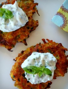 zucchini carrot pancakes