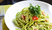 Zucchini Noodles with High-Protein Pesto