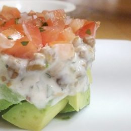 Stacked Lentil & Yogurt Salad Recipe - Have A Plant