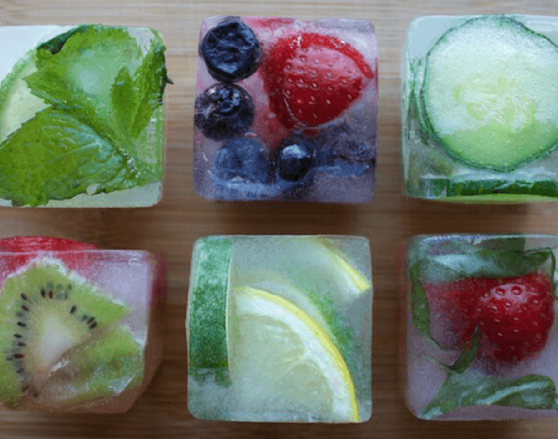 Strawberry Pineapple Grape or Lemon Fruit Ice Cube Tray Freezer Freeze Mould