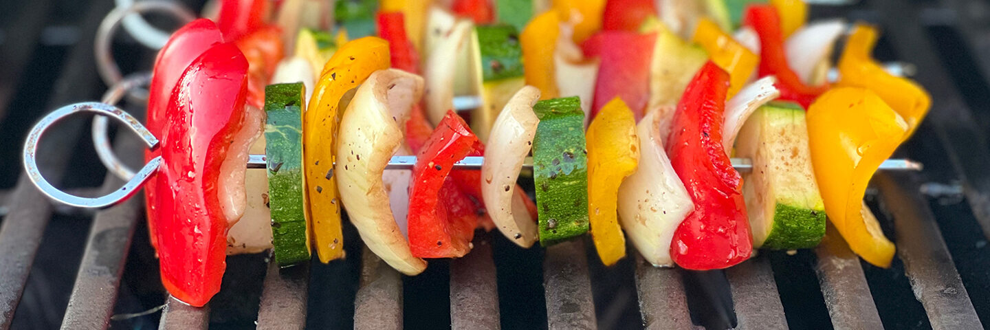 Skewered Balsamic Veggies