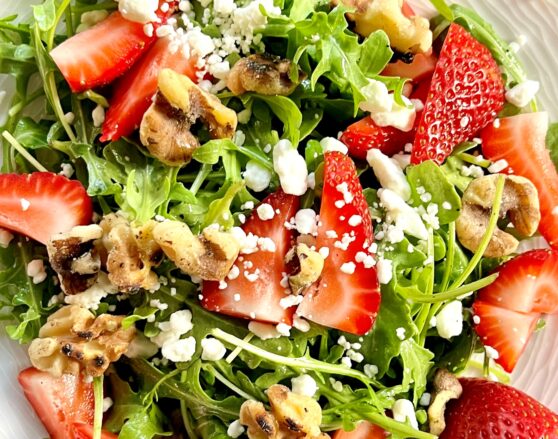 Megan McCarthy Strawberry Arugula Salad