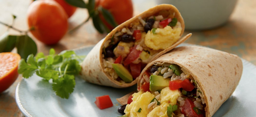 Veggie Breakfast Burritos - Peas and Crayons Blog