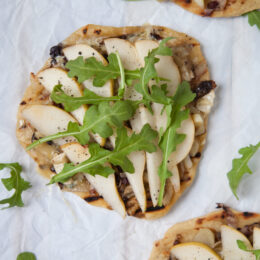 Pear, Bavarian Blue Cheese, Radicchio & Fennel Pizzettes Recipe - Have A Plant