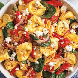 Tomato & Spinach Tortellini Salad Recipe - Have A Plant