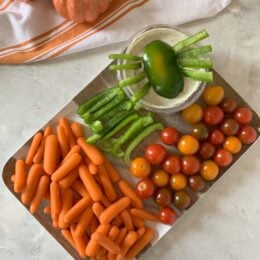 Halloween Spider Veggie Tray Recipe - Have A Plant