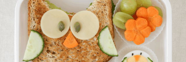 owl food art