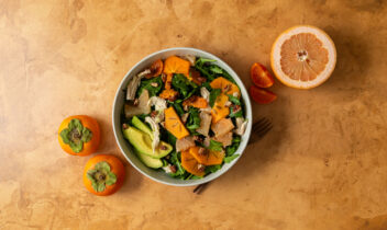 Citrus Salad with Persimmons & Rotisserie Chicken
